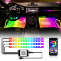 RGB Car Interior LED Ambient Light – Music Sync, App & Remote Control