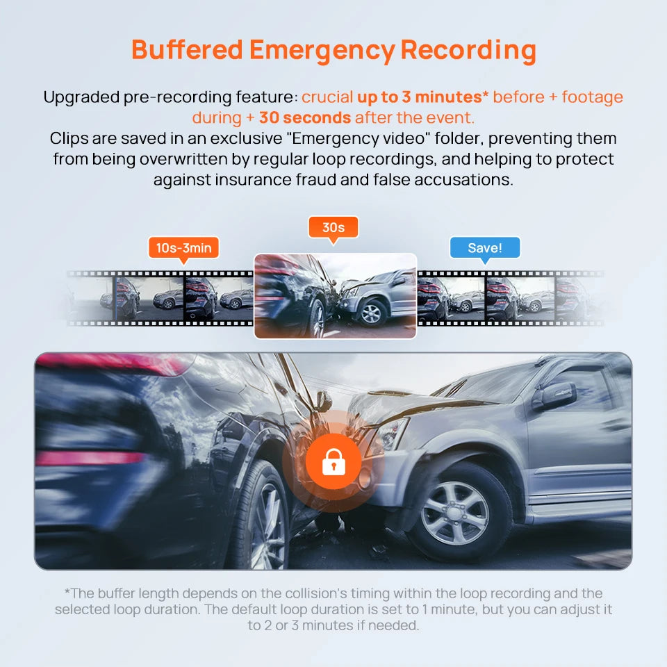 70mai M310 Plus 2K Dash Cam | 1440P QHD, 143° FOV, Night Vision & 24H Parking Guard