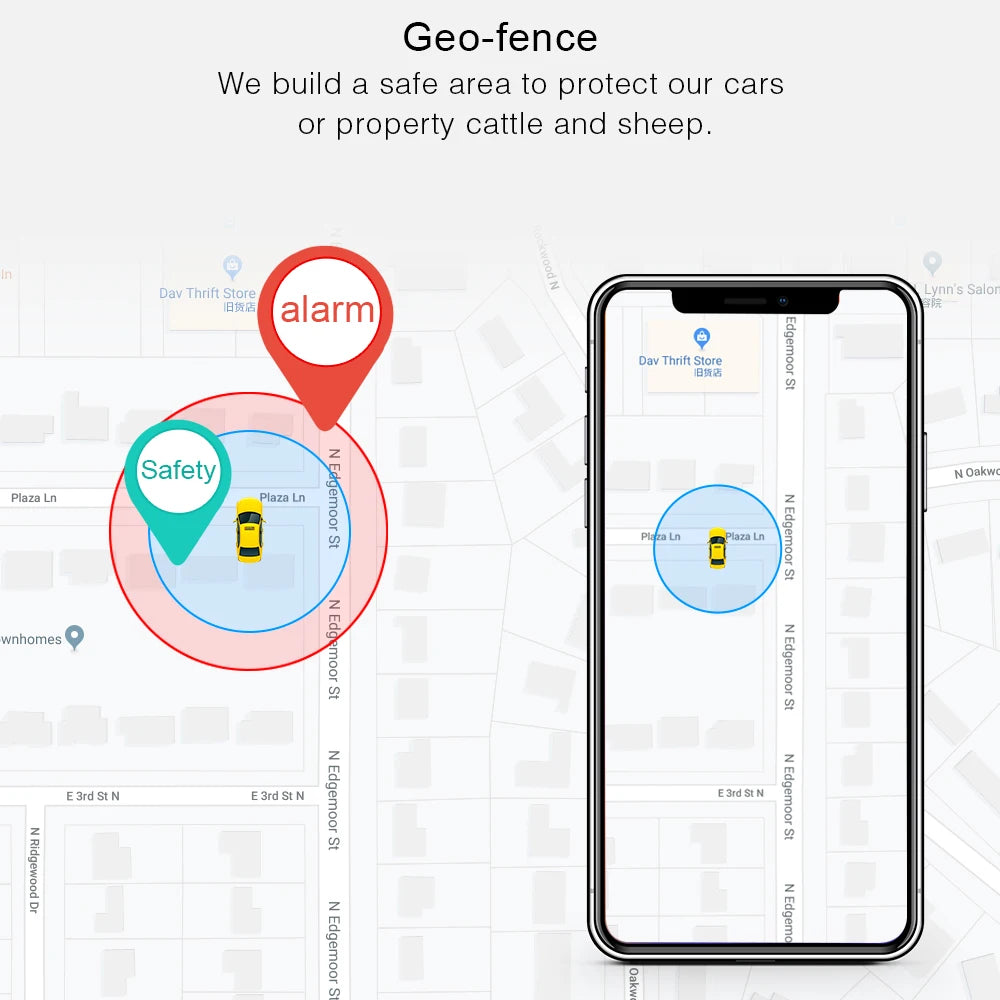 TKSTAR TK905 GPS Tracker for Car – 5000mAh, Waterproof, Magnetic, Free App