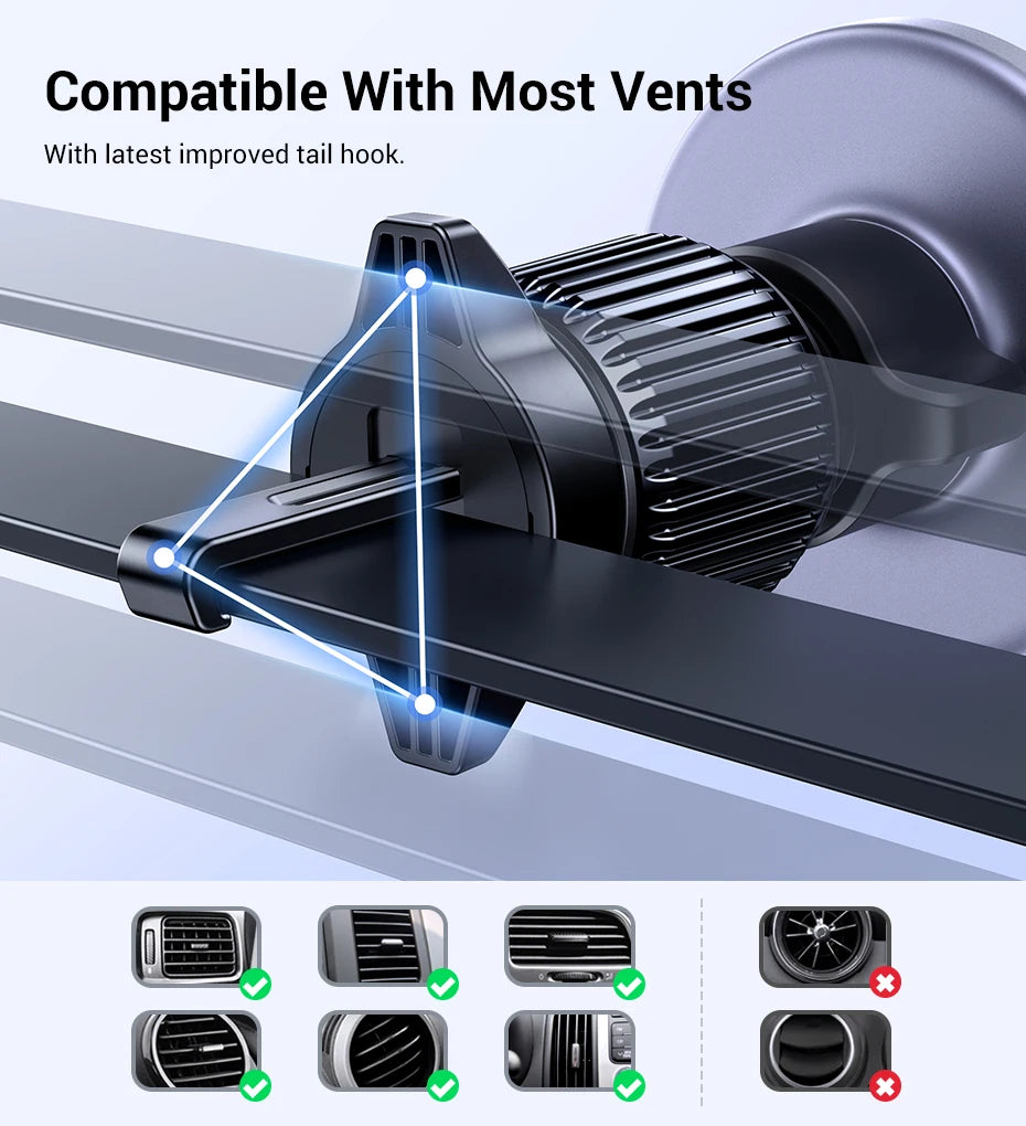 UGREEN Magnetic Car Phone Holder – Air Vent Mount